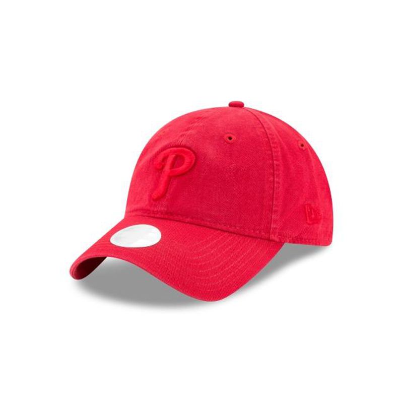 MLB Philadelphia Phillies Womens Core Classic 9Twenty Adjustable (SGO2504) - Red New Era Caps